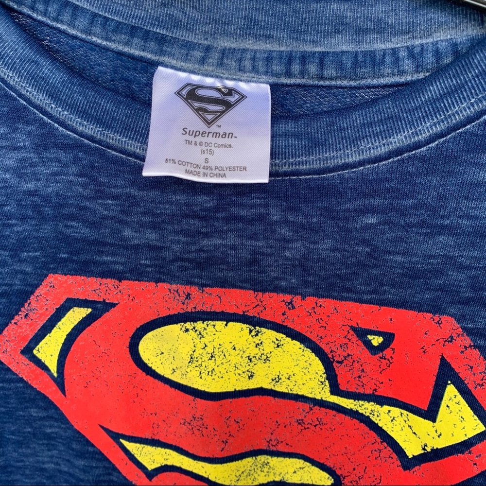 Superman kid light sweatshirt with logo front - Picture 3 of 4